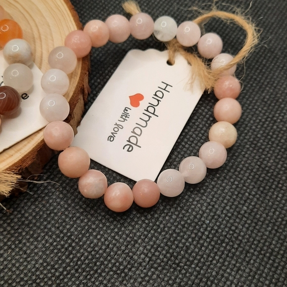 Mala bracelets 8mm beads semi precious beads - Picture 4 of 4